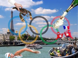 Juegos Olímpicos 2024, gastronomía francesa, restaurantes temporales, experiencias gastronómicas, actividades deportivas, Versalles, torre Eiffel, cena VIP, Jean-Philippe Berens, Alain Ducasse, Gustave 24, logística de restaurantes, estándares de sostenibilidad, opciones vegetarianas, cocina francesa accesible, infraestructura culinaria, tradición culinaria, competencia secundaria, turismo gastronómico, distritos locales, lugares turísticos