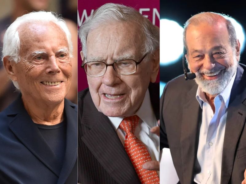 retirarse, Retiro, Jubilación, GiorgioArmani, WarrenBuffett, CarlosSlim, Decisión, Obligación, Motivaciones, Legado, ContribuciónSocial, ParadigmasSociales, Identidad, PropósitoDeVida, ExpectativaDeVida, FlexibilidadLaboral, ActividadFísica, ActividadMental, SatisfacciónPersonal, Desafíos, Planificación