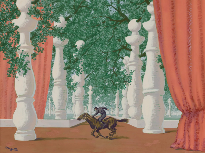 Magritte, surrealismo, René Magritte, arte conceptual, ambigüedad, Giorgio de Chirico, pintura metafísica, surrealismo belga, El hijo del hombre, sombrero bombín, arte surrealista, psicoanálisis, repetición, arte pop, minimalismo, arte conceptual, La reproducción prohibida, "Esto no es una pipa", influencia de Magritte, historia del arte, legado de Magritte, museo Magritte Museum