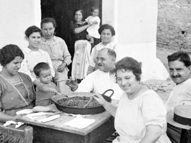 paella, napoleon, plato