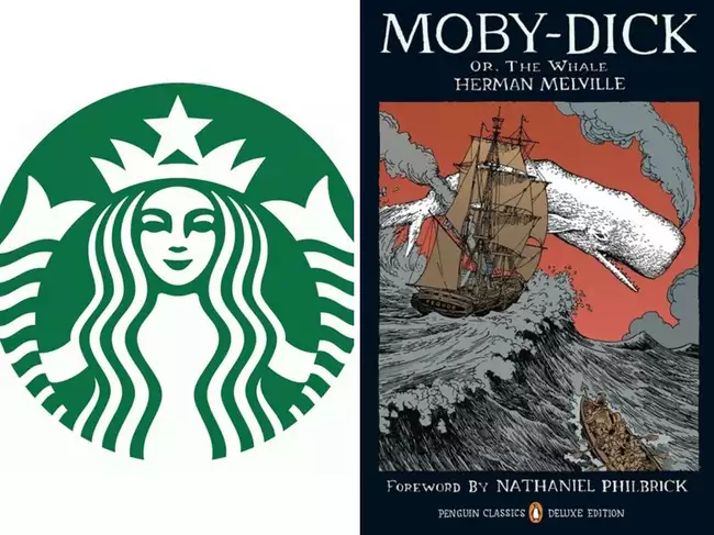 café, Moby-Dick, Herman Melville, Mocha Dick, aventura en alta mar, ballena albina, historia literaria, café mocha, Starbucks, Pequod, Starbuck, exploración cultural, tradición marinera, marineros, Richard Melville Hall, Melusina, historia del café, Mocha, alta mar, aventura culinaria