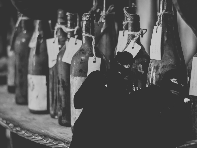 crimen organizado, bodegas, vino